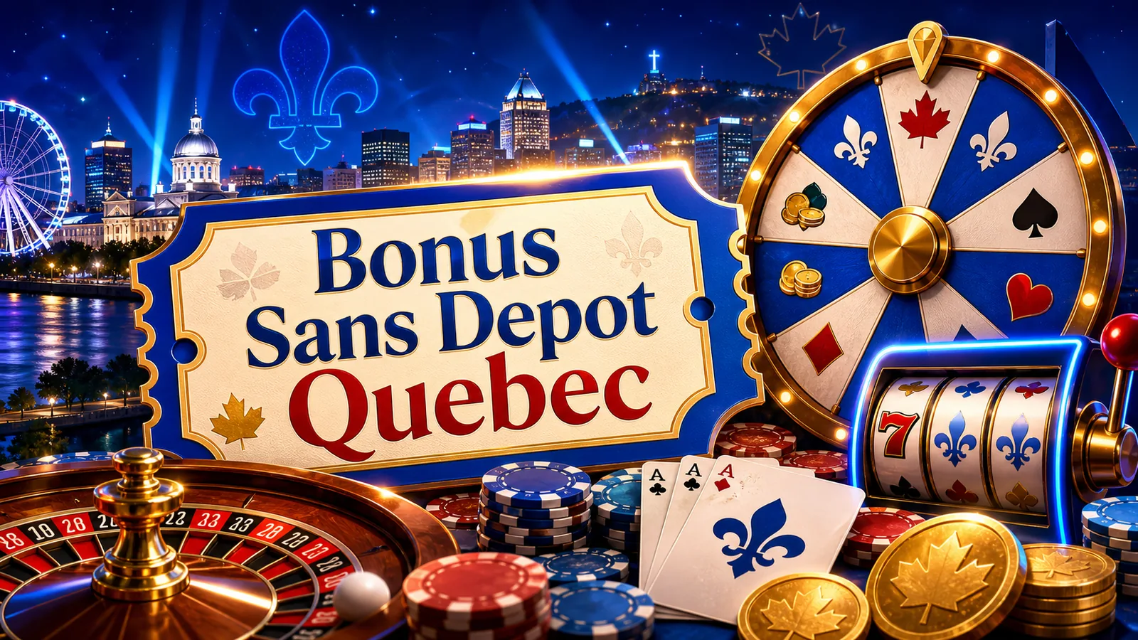 Bonus sans depot Quebec content banner