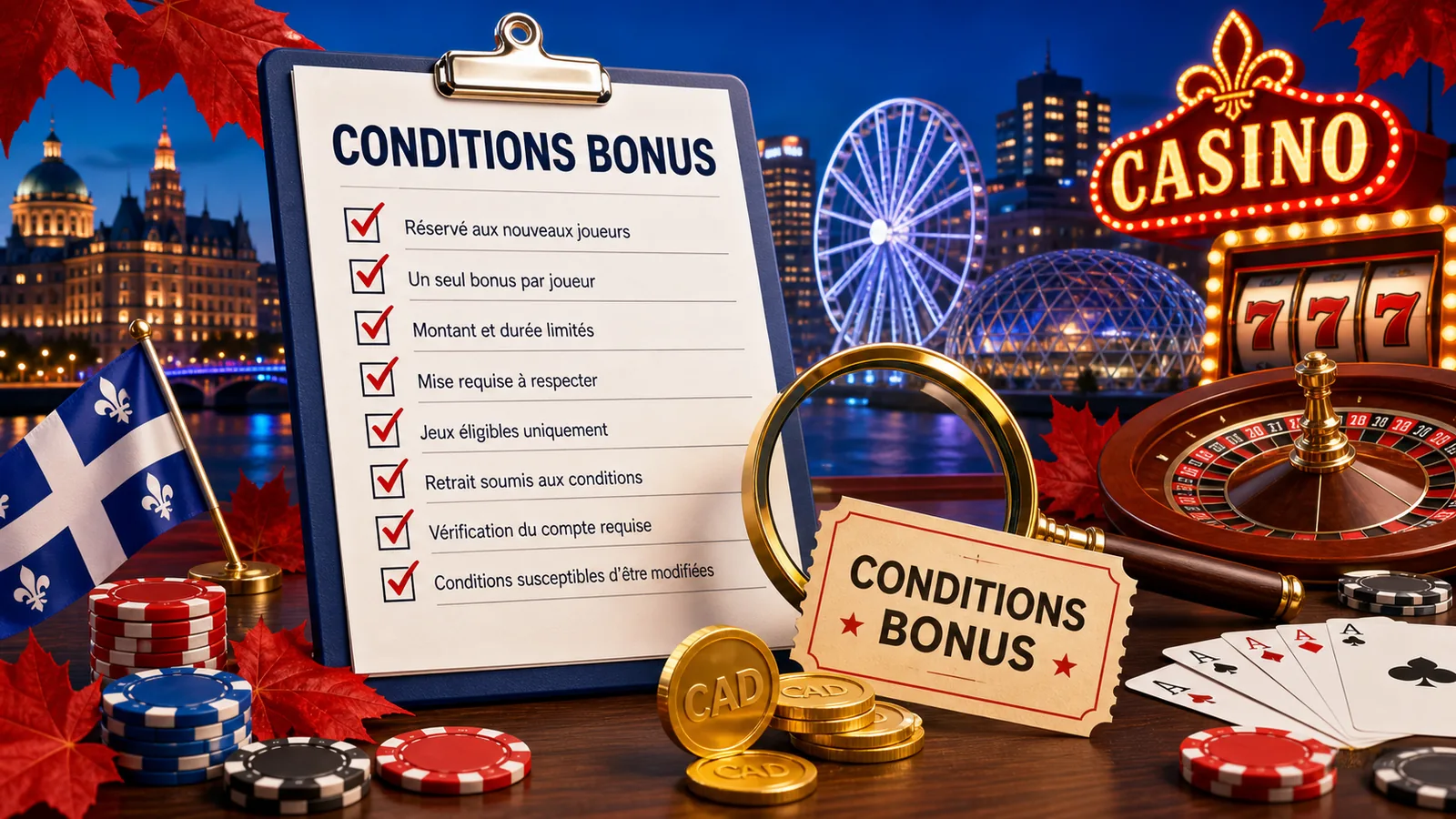 Conditions bonus sans depot content banner
